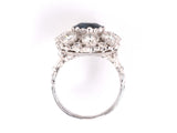 901697 - Circa 1978 Buccellati Platinum AGL Sapphire Diamond Ring