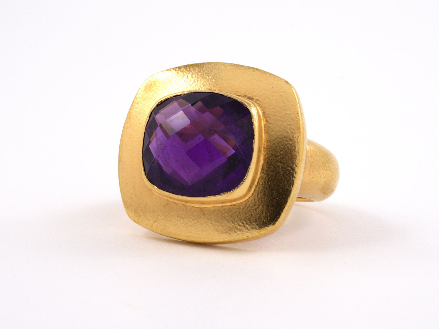 901751 - Lalaounis Gold Amethyst Ring