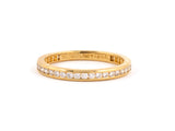 901755 - SOLD - Tiffany Gold Diamond Eternity Ring
