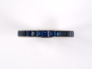 901767 - Platinum Sapphire Eternity Ring