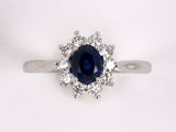 901785 - Platinum AGL Pailin Sapphire Diamond Ring