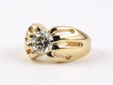 901787 - Circa 1955 Gold Diamond Gents Ring
