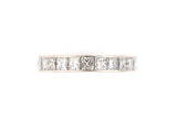 901846 - SOLD - Platinum Diamond Channel Set Eternity Ring