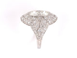 901870 - Edwardian Platinum Diamond 2-Stone Dinner Ring