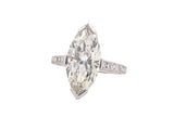 901897 - Edwardian Platinum Marquise Diamond Engagement Ring