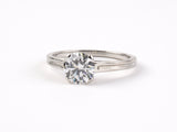 90190 - Circa 1950 Tiffany Platinum GIA Diamond Ring