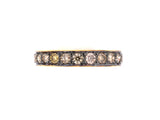 901912 - Gold Diamond Channel 3/4 Wedding-Band Ring