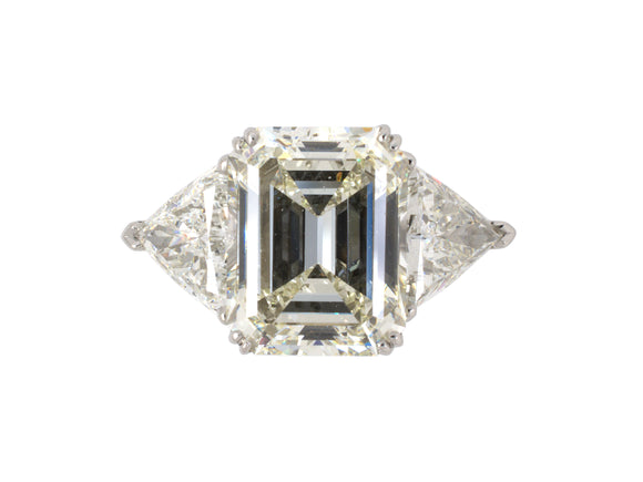 901915 - Platinum GIA Diamond 3-Stone Engagement Ring