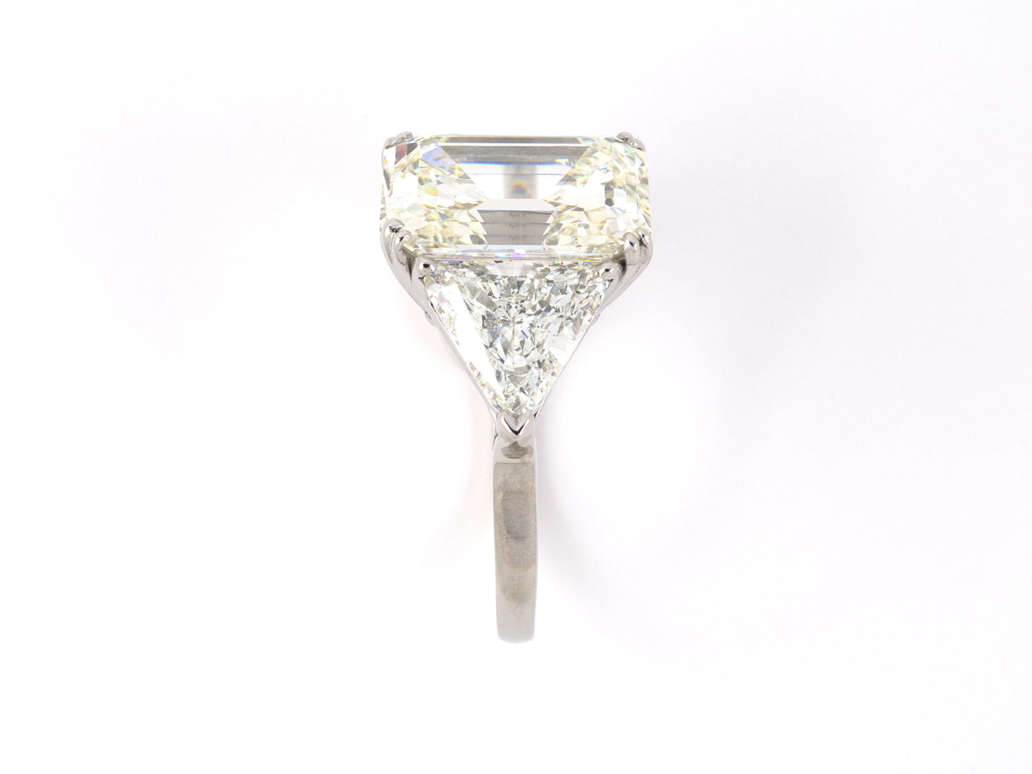 901915 - Platinum GIA Diamond 3-Stone Engagement Ring