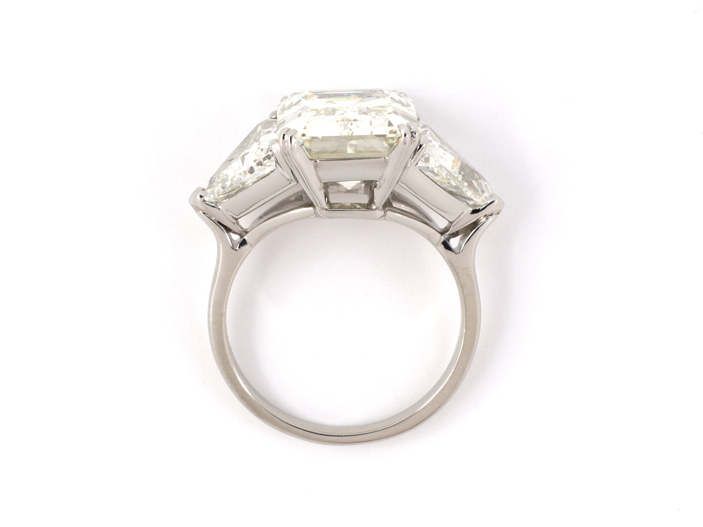 901915 - Platinum GIA Diamond 3-Stone Engagement Ring
