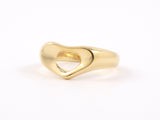 901916 - SOLD - Tiffany Peretti Gold Open Heart Ring