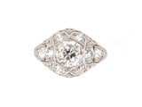 901923 - SOLD - Platinum Diamond Engagement Ring