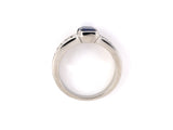 901931 - Platinum Sapphire Diamond Engagement Wedding-Band Ring