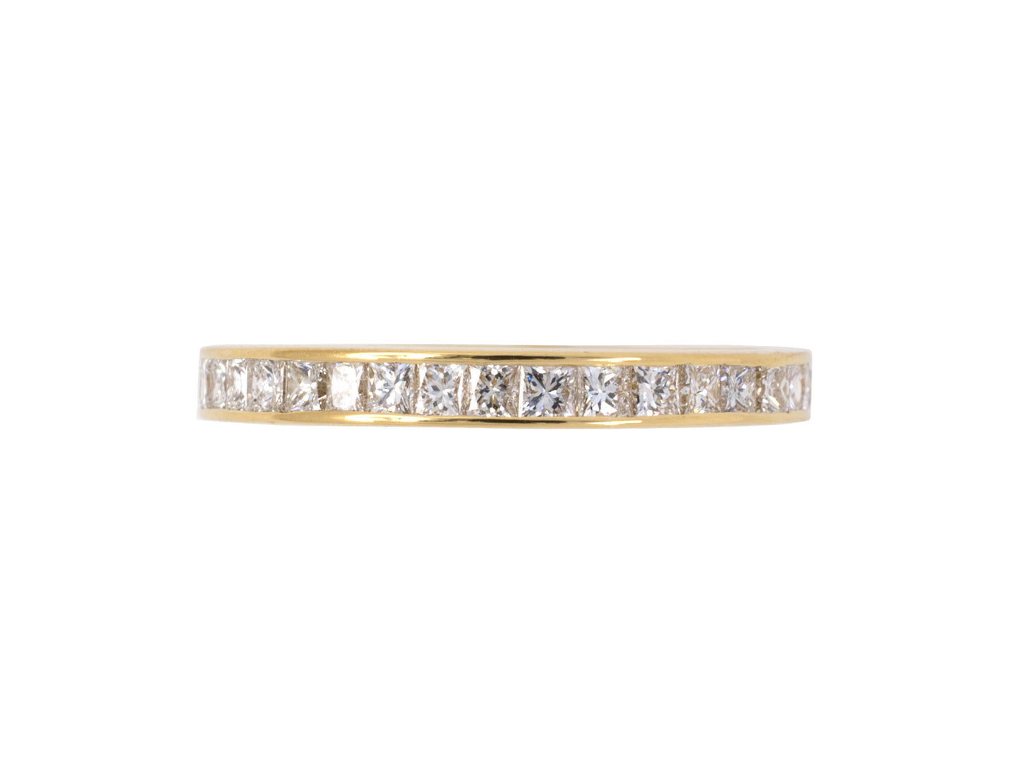 901947 - SOLD - Gold Diamond Channel Set Eternity Ring