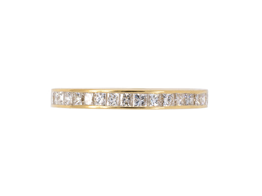 901947 - SOLD - Gold Diamond Channel Set Eternity Ring