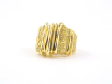 901956 - Circa 1990s Dunay Cinnabar Gold Ring