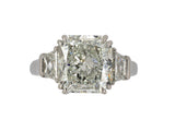 901975 - Platinum Diamond GIA Radiant Engagement Ring