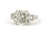 901975 - Platinum Diamond GIA Radiant Engagement Ring