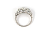 901978 - Circa 1950 Birks Platinum Diamond 3-Stone Princess Ring