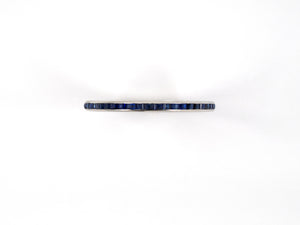 901984 - SOLD - Gold Sapphire Channel Set Eternity Ring