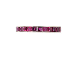 901992 - Platinum Ruby Channel Set Eternity Ring