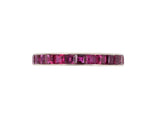 901992 - Platinum Ruby Channel Set Eternity Ring