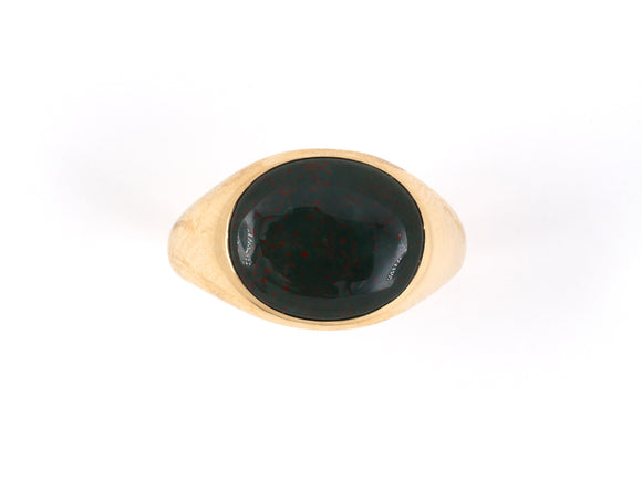 902085 - Victorian Gold Bloodstone Ring