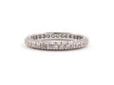 902087 - Circa 1950s French Gold Diamond Eternity Ring