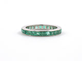 902097 - Platinum Emerald Eternity Ring