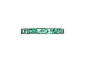 902099 - Platinum Emerald Eternity Ring