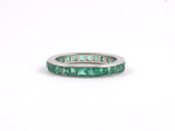 902099 - Platinum Emerald Eternity Ring