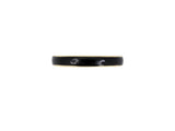 902139 - Gold Black Enamel Wedding-Band Guard Ring