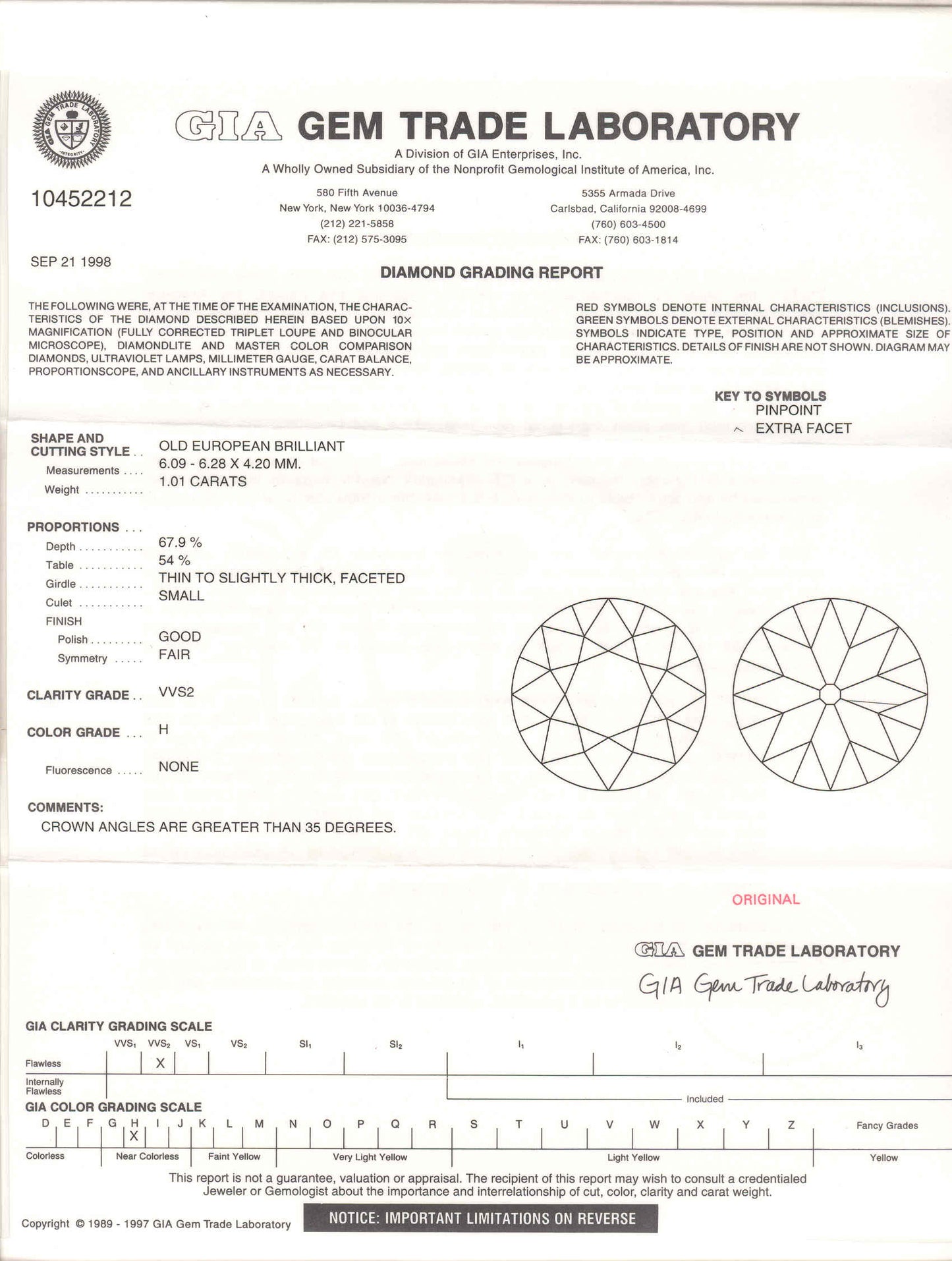 91939 - Platinum GIA Diamond Filigree Ring