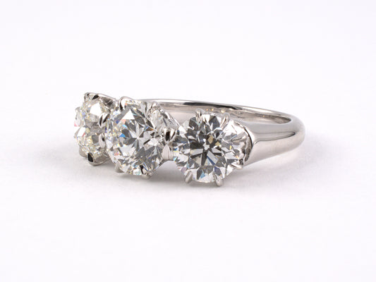 91939 - Platinum GIA Diamond Filigree Ring