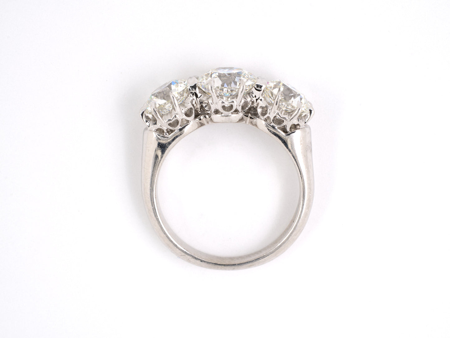 91939 - Platinum GIA Diamond Filigree Ring