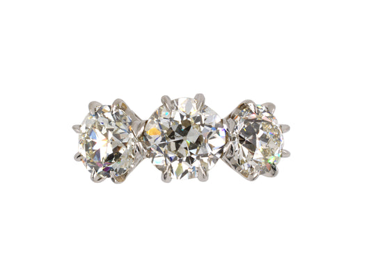 91966 - Platinum Gold Diamond Filigree Ring