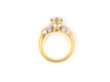 92063 - Gold Diamond Engagement Ring