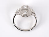 92775 - Art Deco Gold Diamond Dinner Ring