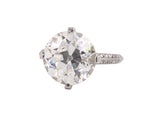 93363 - Dreicer & Co Edwardian Platinum GIA Diamond Engagement Ring