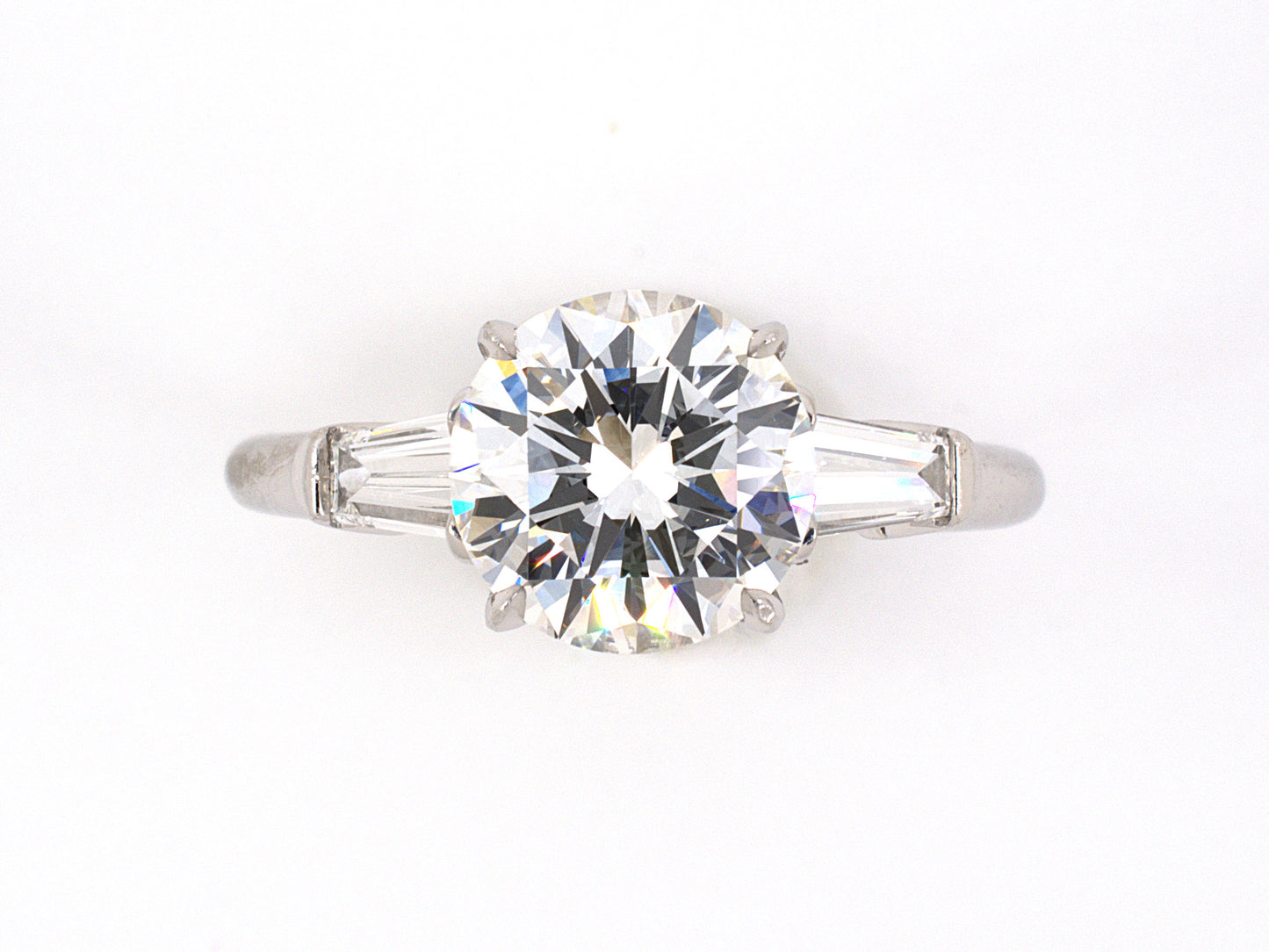 93876 - Platinum GIA Diamond Engagement Ring