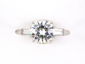 93876 - Platinum GIA Diamond Engagement Ring