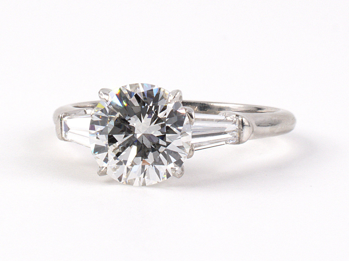 93876 - Platinum GIA Diamond Engagement Ring