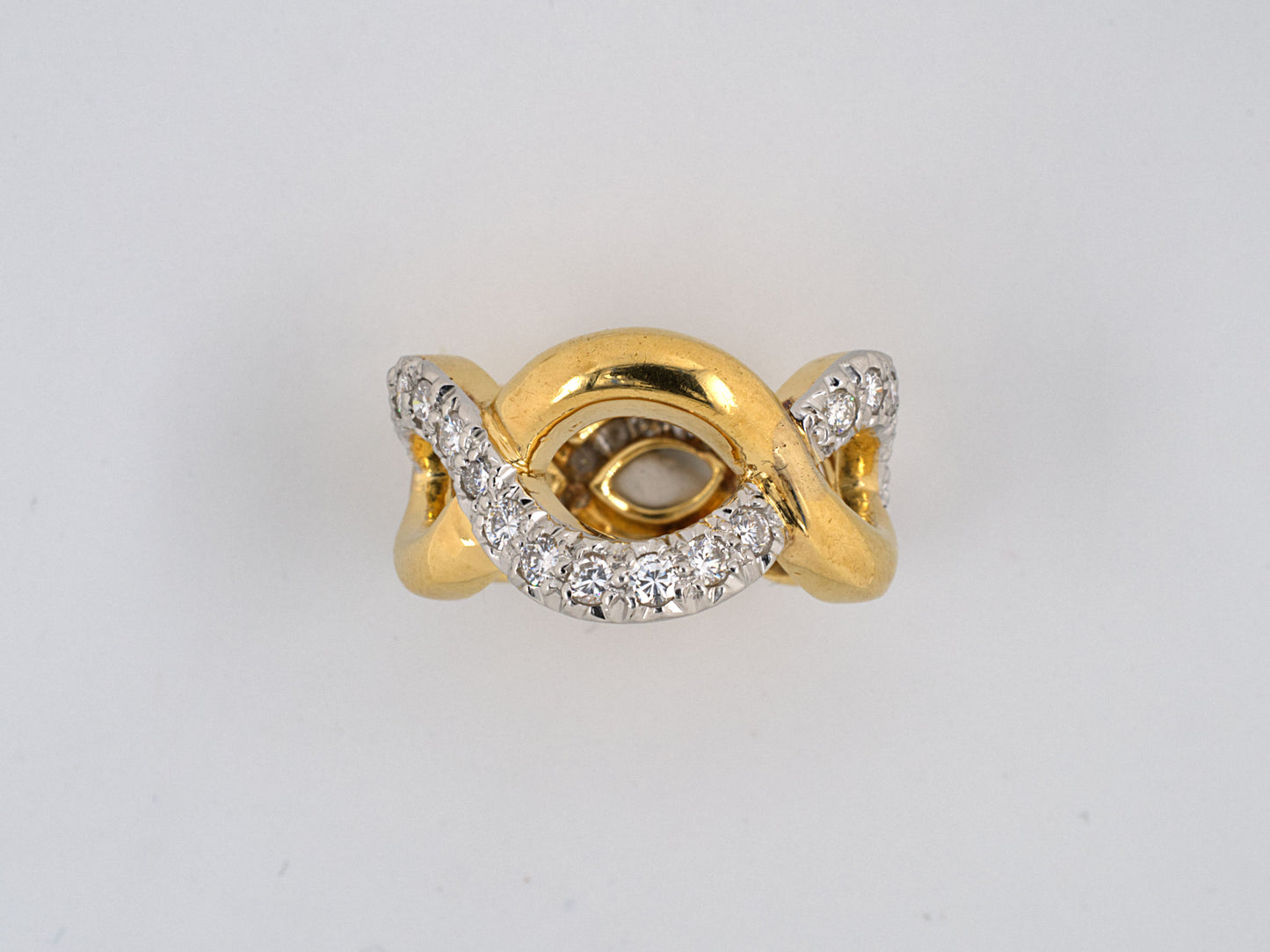 94020 - Webb Gold Platinum Diamond Eternity Ring