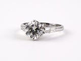 94479 - Art Deco Platinum Diamond Engagement Ring