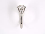 94479 - Art Deco Platinum Diamond Engagement Ring