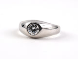 94876 - Circa 1960 Gold Diamond Gents Gypsy Ring