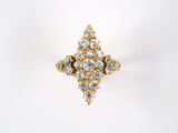 95108 - SOLD - Victorian Gold Diamond Dutchess Ring