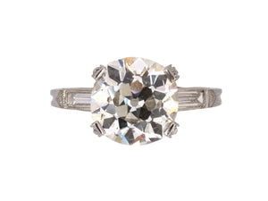 95267 - SOLD - Art Deco Bailey Banks Biddle Platinum Diamond Engagement Ring