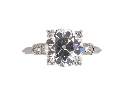 95344 - Platinum GIA Diamond Engagement Ring