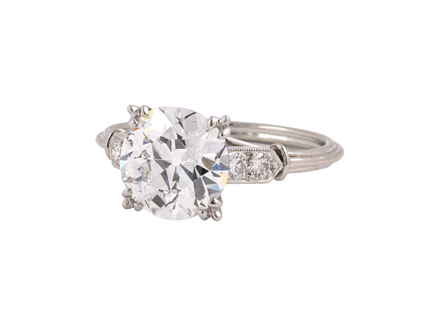 95344 - Platinum GIA Diamond Engagement Ring